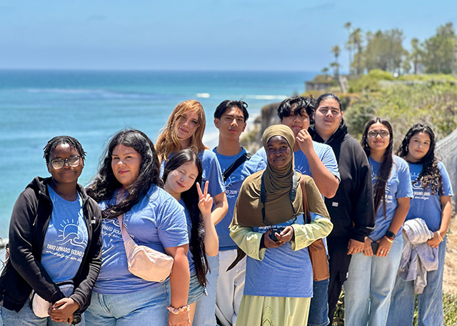 Upward Bound students