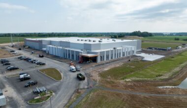 Edwards Vacuum’s $300-million facility in Genesee County — the first of its kind in the country — will supply semiconductor-grade dry vacuum pumps. (Photo provided by Edwards Vacuum)