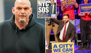 John Fetterman rips NYC mayoral nominee Zohran Mamdani: ‘Not even a Democrat’