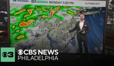 Heavy rain, flash flooding possible Monday in Philadelphia area