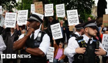 More than 20 arrested at protest, Metropolitan Police say
