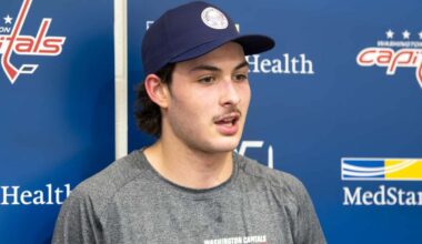 Capitals first-round pick Lynden Lakovic wants to develop his physical game after having 4 PIMs last season: ‘I do need to add a little bit of nastiness’