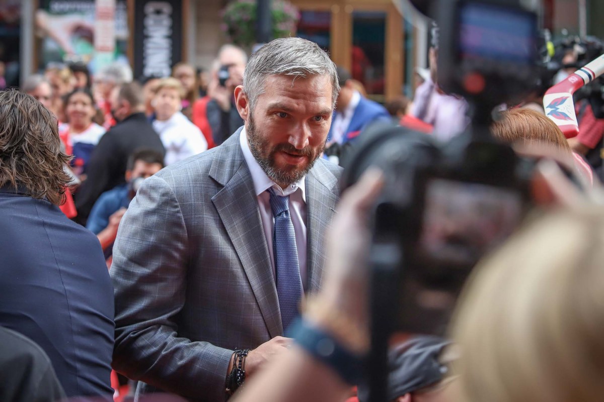 Alex Ovechkin on how he reacts to attention he gets from fans away from the rink: ‘Positively. I was also a boy and if I saw some legend, I also wanted to take a photo.’