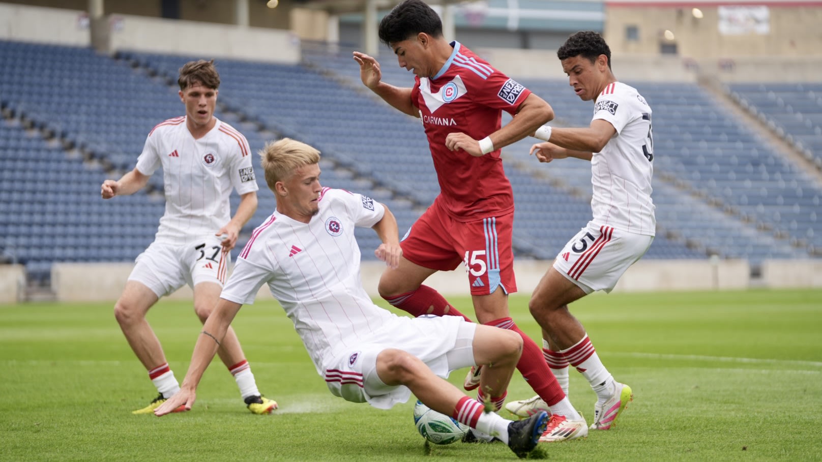 Match Recap: Chicago Fire FC II Drops Unbeaten Streak in 4-3 Loss against New England Revolution II