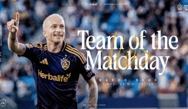 LA Galaxy Midfielder Marco Reus Named to MLS Team of the Matchday 24