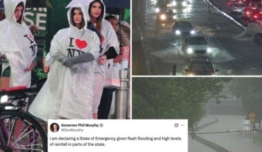 Flash flooding across tri-state area prompts road closures, subway delays in NYC, state of emergency in NJ