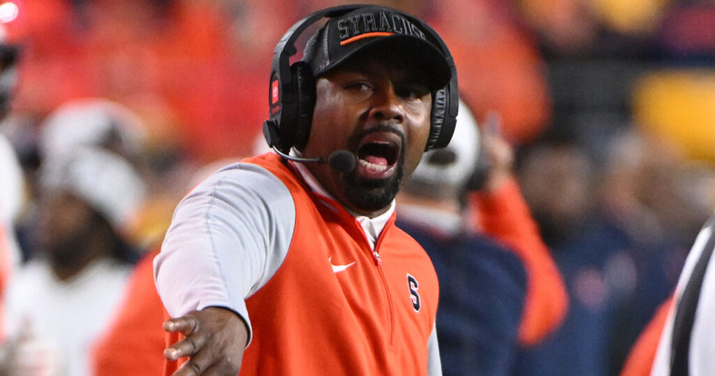 Syracuse HC Fran Brown - Zaid Lott