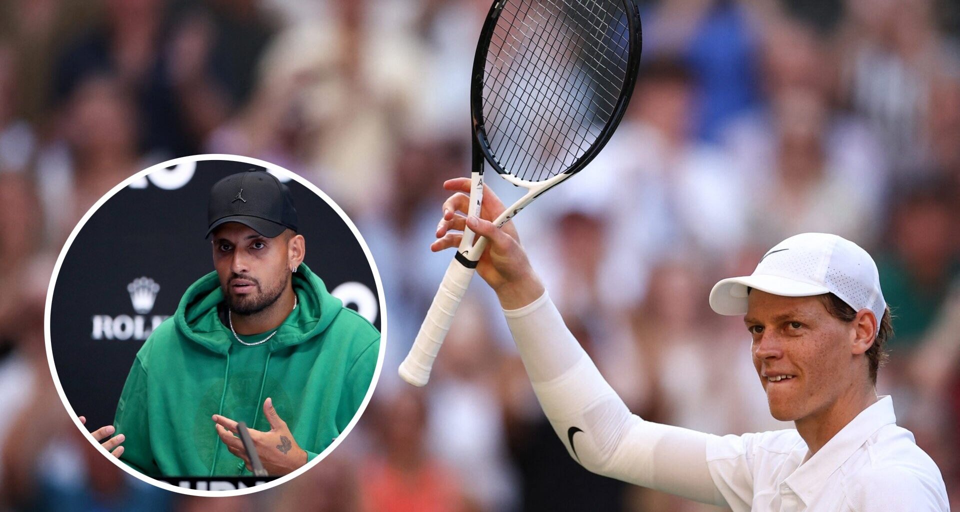 Nick Kyrgios says what he finds 'scary' about Jannik Sinner as he reaches the Wimbledon final for the first time