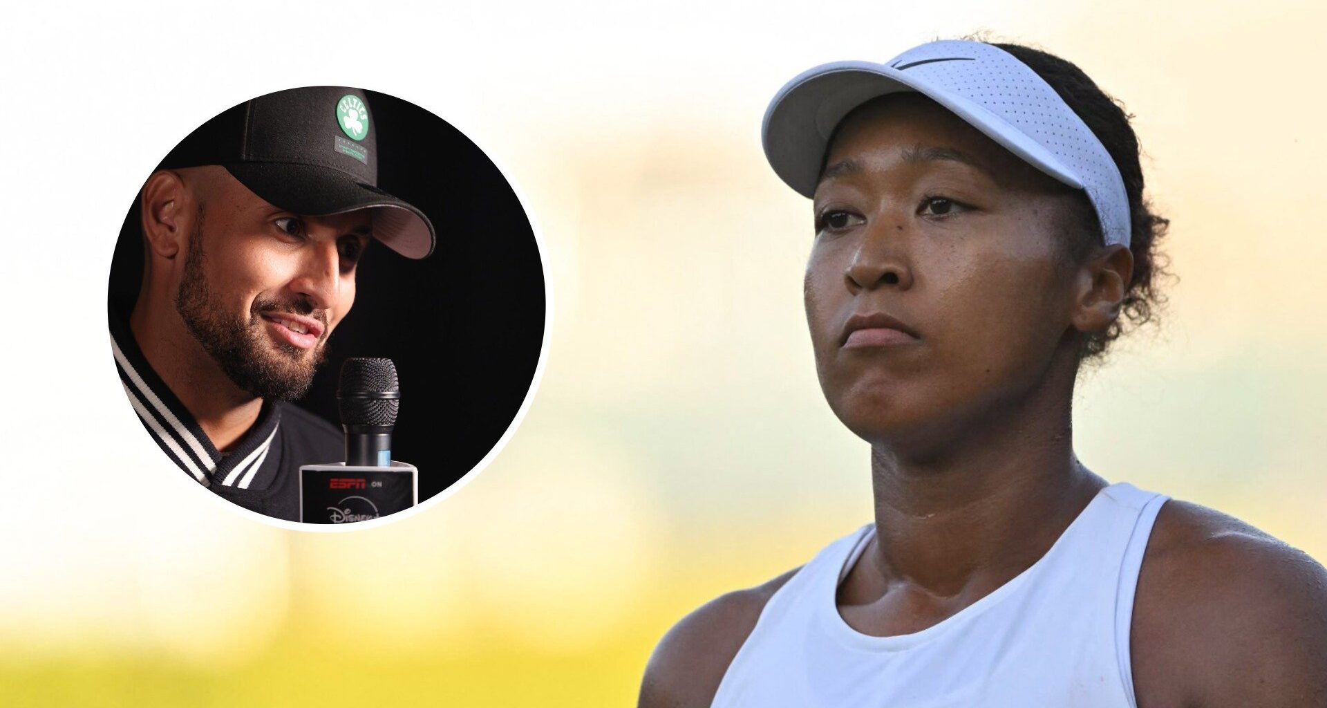Nick Kyrgios agrees who he'll hire as his new tennis coach if Naomi Osaka wins Wimbledon this year