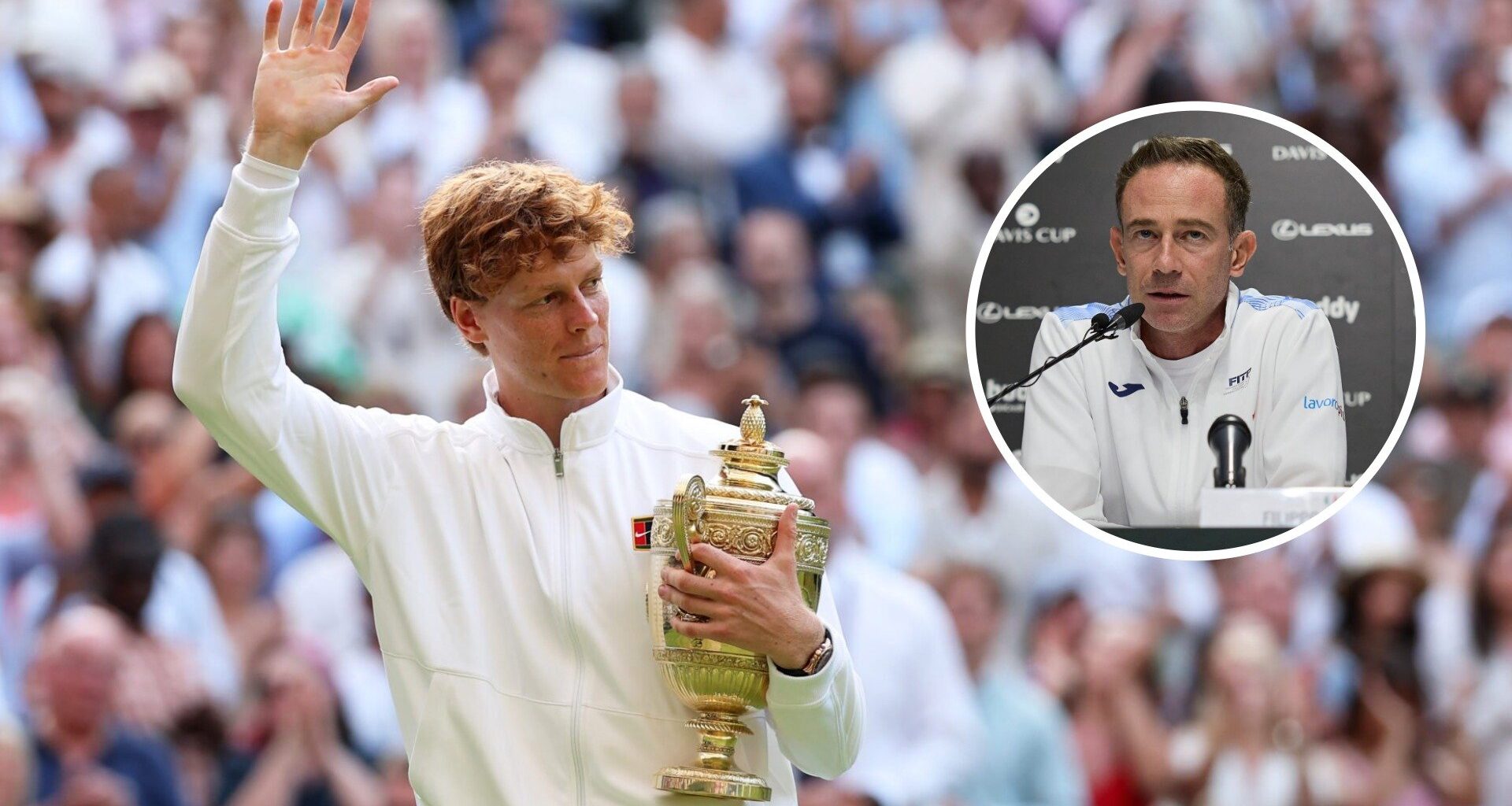 Jannik Sinner’s Davis Cup captain gives his verdict on how fans treated him at Wimbledon
