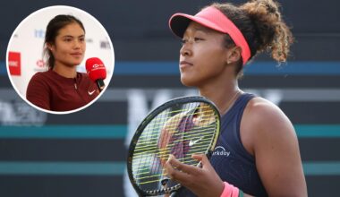 Emma Raducanu says how she feels about having to play against Naomi Osaka for the first ever time at the Washington Open