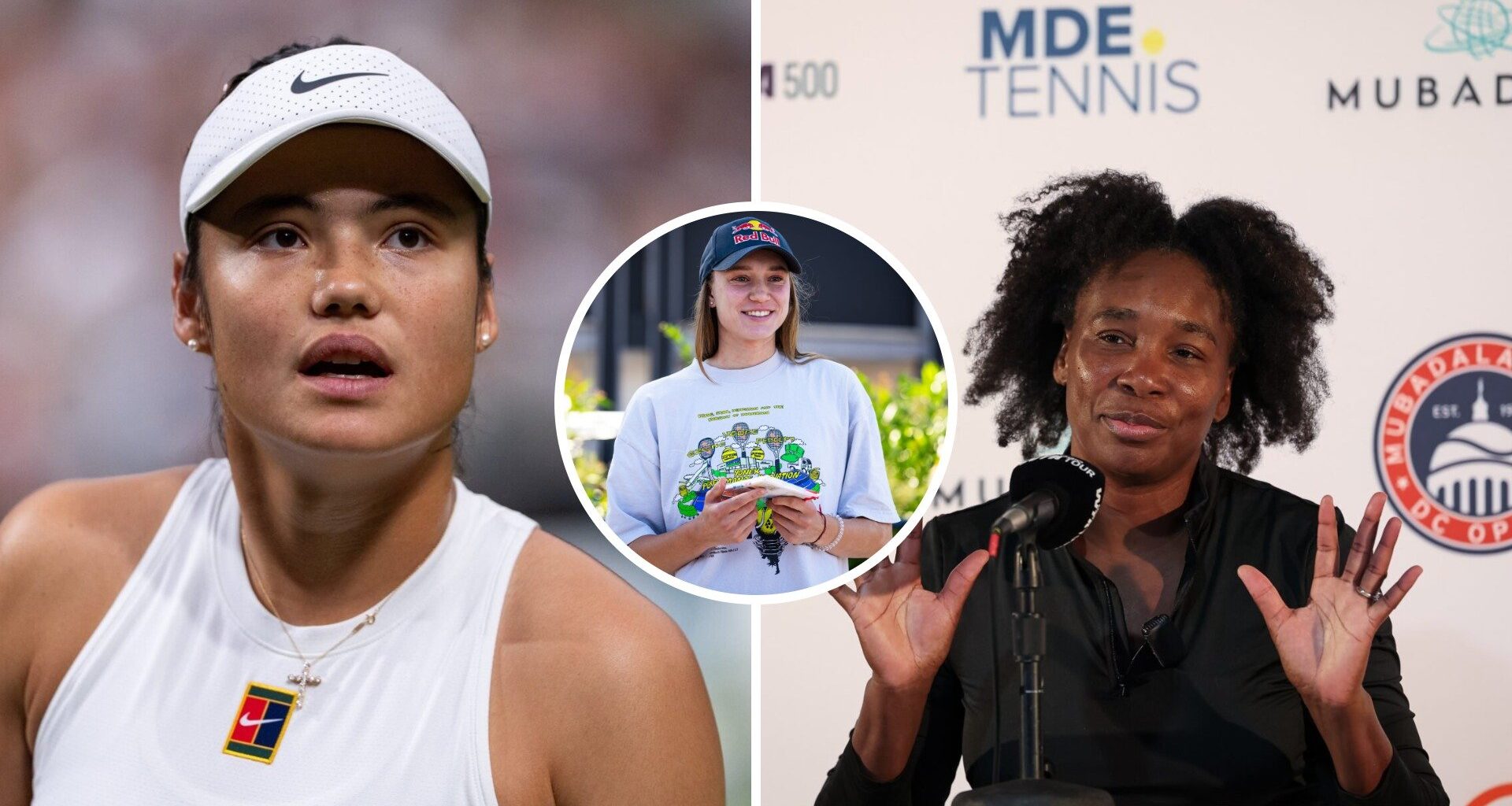 Elena Rybakina suggests if she'll ever play doubles with Emma Raducanu again and discusses Venus Williams