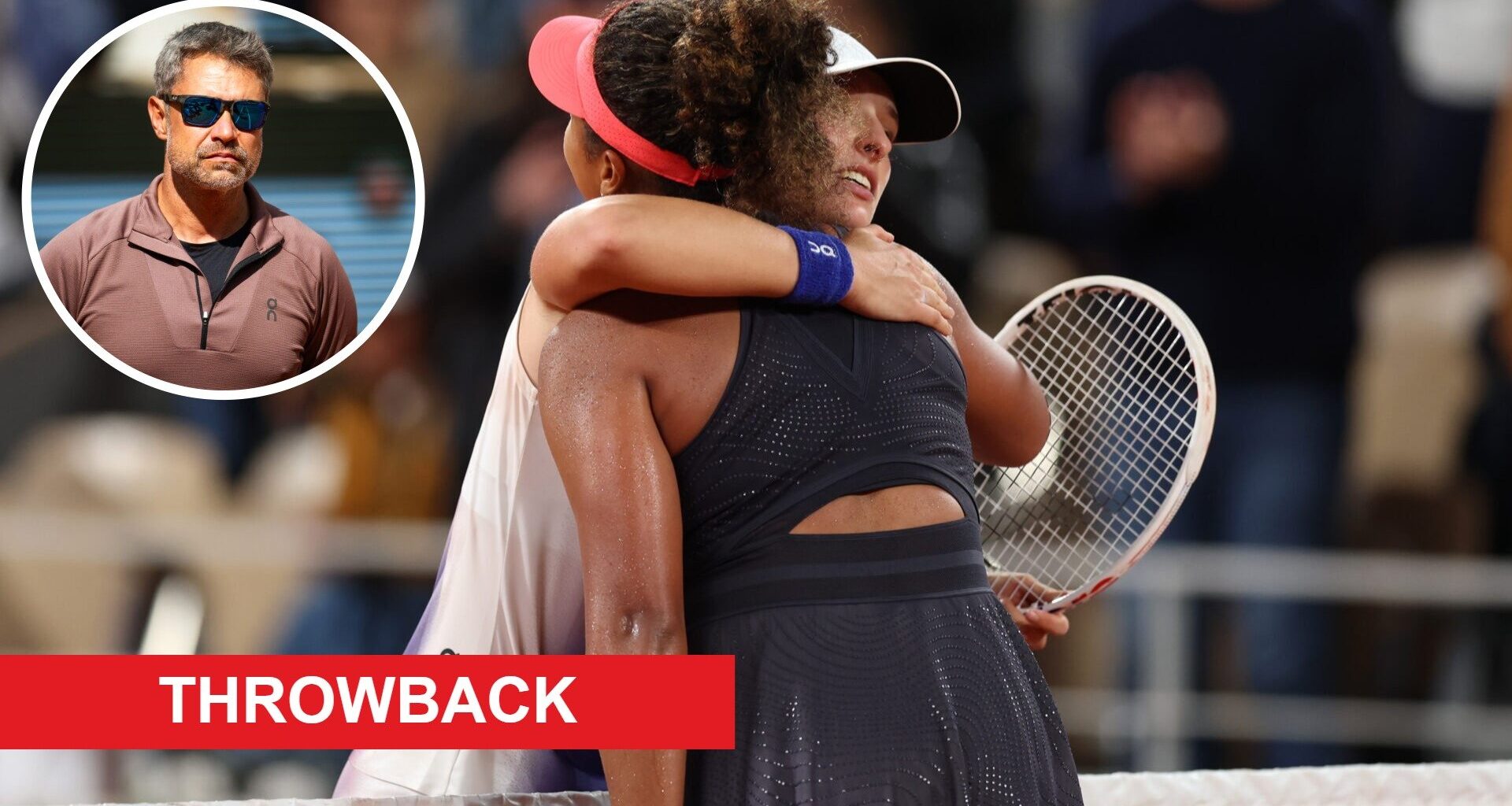What Tomasz Wiktorowski said Naomi Osaka gave Iga Swiatek after their match at Roland Garros in 2024