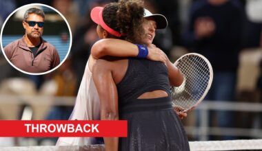 What Tomasz Wiktorowski said Naomi Osaka gave Iga Swiatek after their match at Roland Garros in 2024