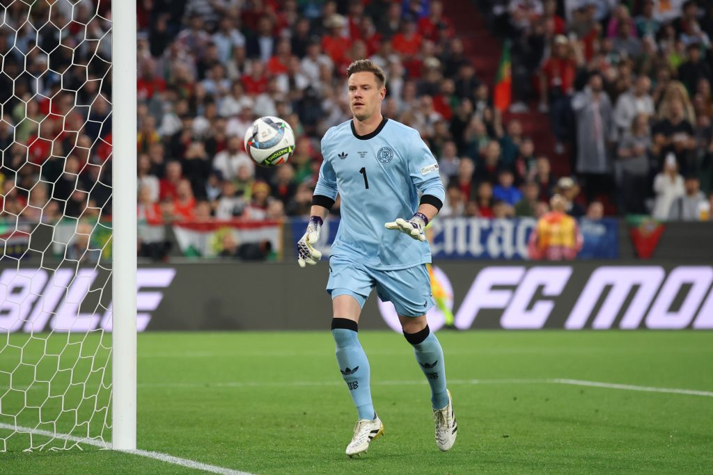 Marc Andre ter Stegen in action for Germany