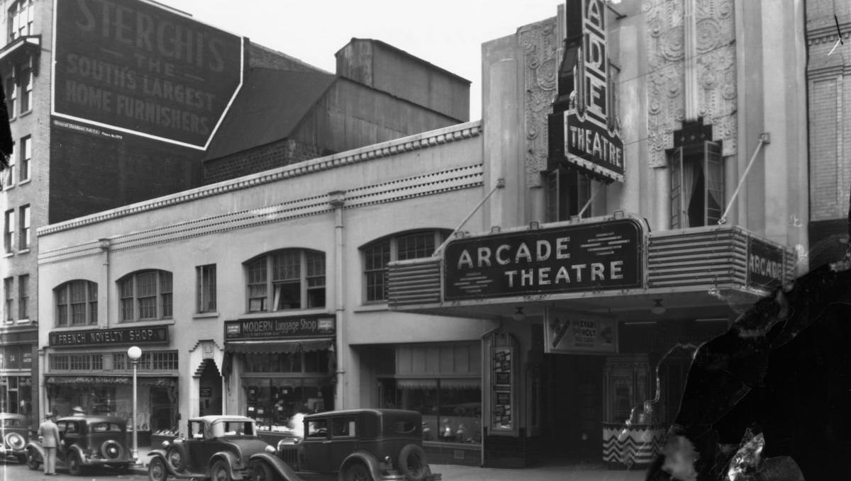 Adams, Forsyth Streets made one-way in 1937