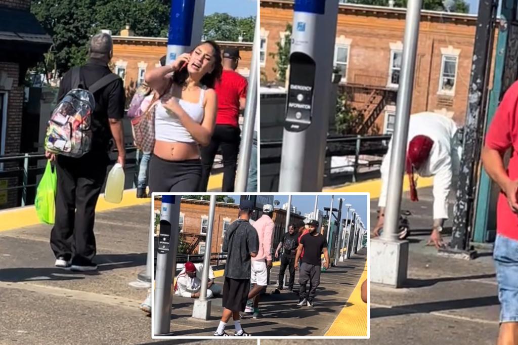 NYC vigilantes deliver street justice to brute who grabbed, attacked woman on subway platform: video