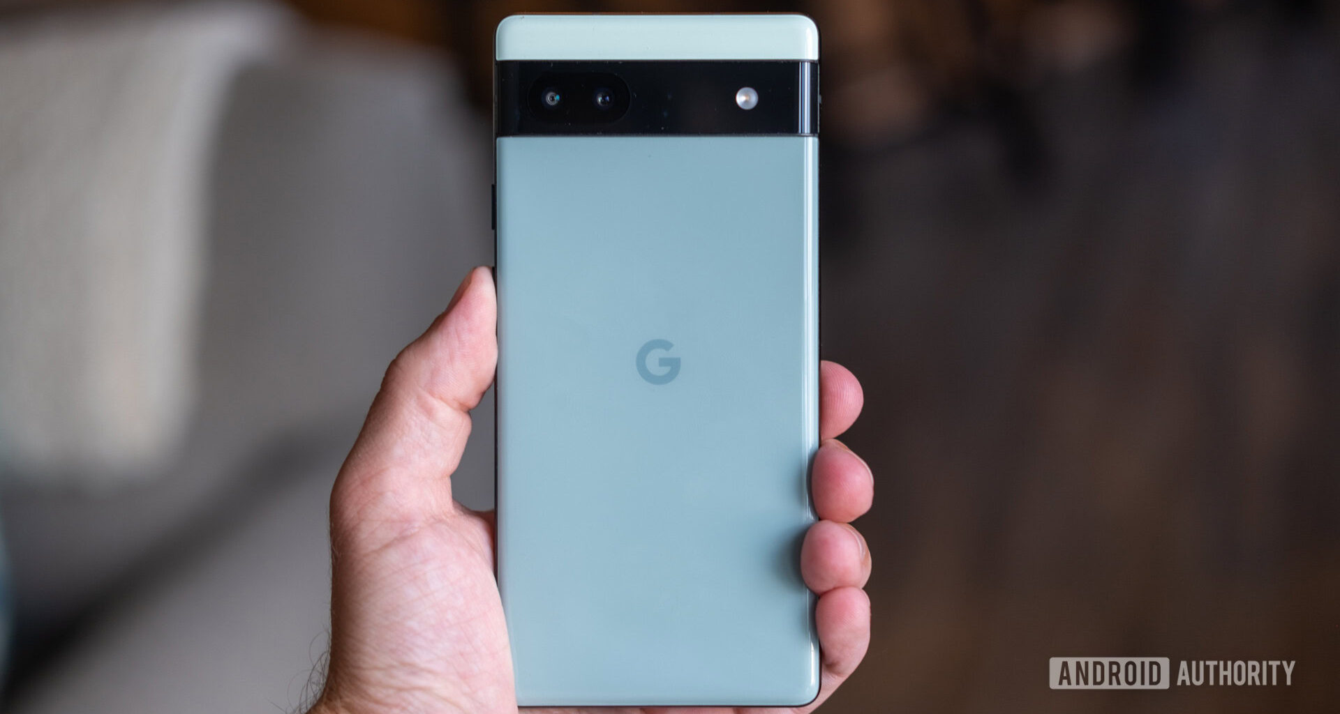 google pixel 6a back in hand