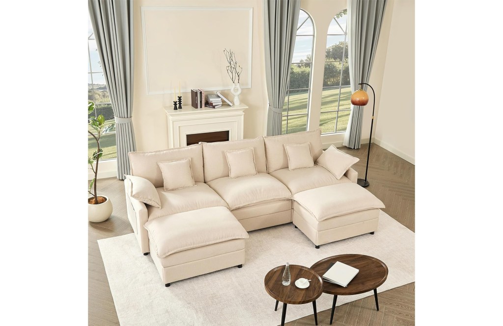 108" U Shaped Couch