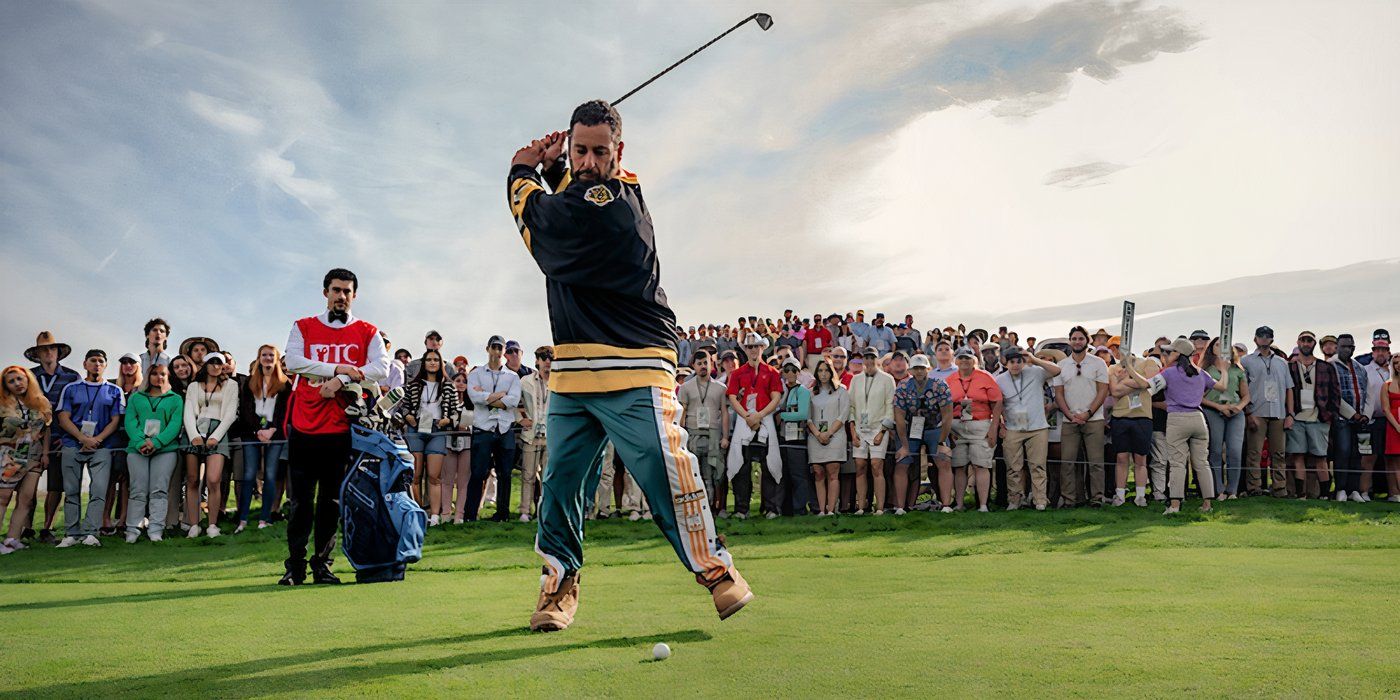 Happy Gilmore 2 golf course swing
