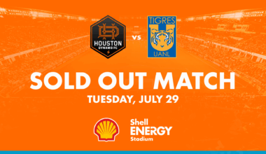 Houston Dynamo FC announce sellout for Tuesday’s Leagues Cup match versus Tigres UANL