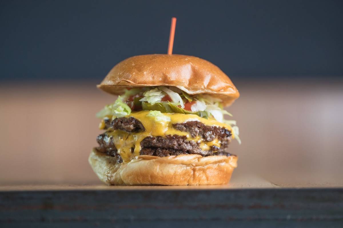 Burger from HiHo Cheeseburger