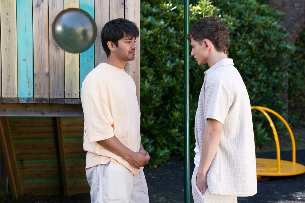 dillon ray and lucas hay in hollyoaks