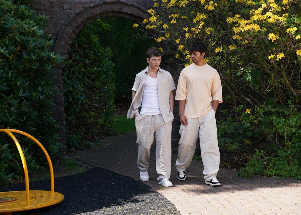 lucas hay and dillon ray in hollyoaks