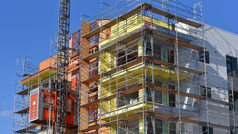 Apartment construction in San Diego. Photo by Chris Stone