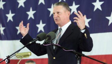 NASA Director Howell giving a speech