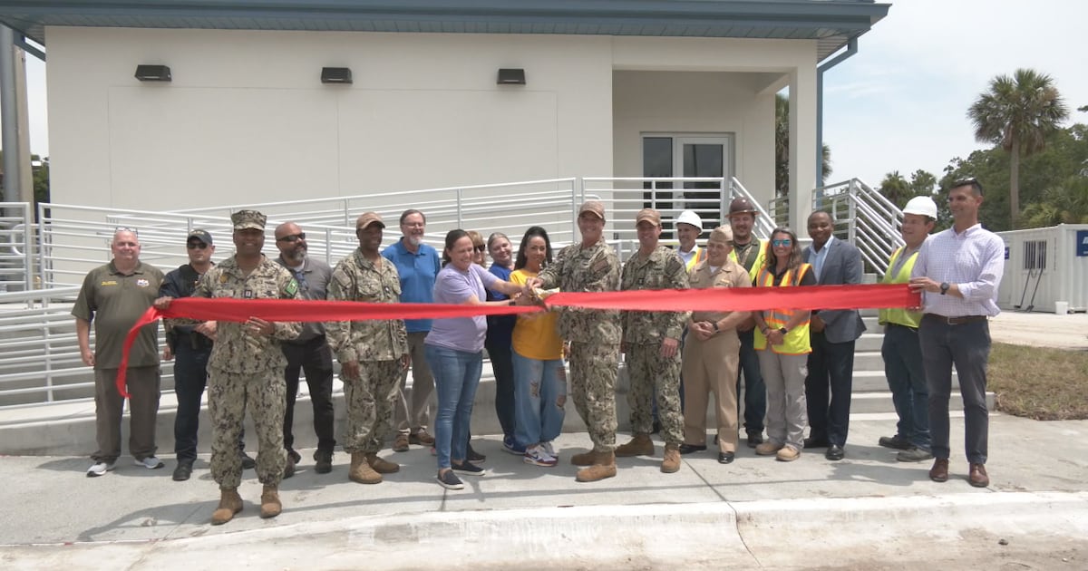 Naval Station Mayport unveils new visitor control center aimed at ending longtime flooding issues