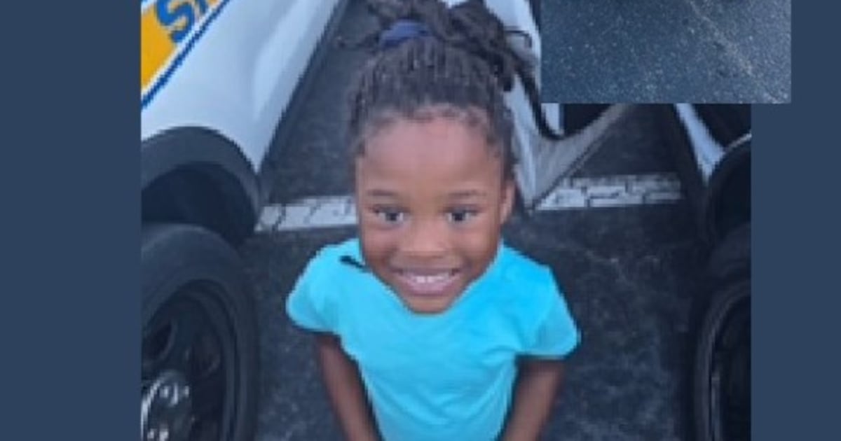 Rubiana was found riding her bicycle near the 5200 block of Normandy Boulevard.