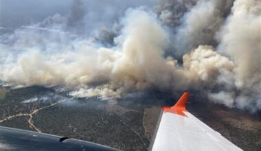 The Deer Creek Fire is 0% contained and puts 80 buildings at risk.