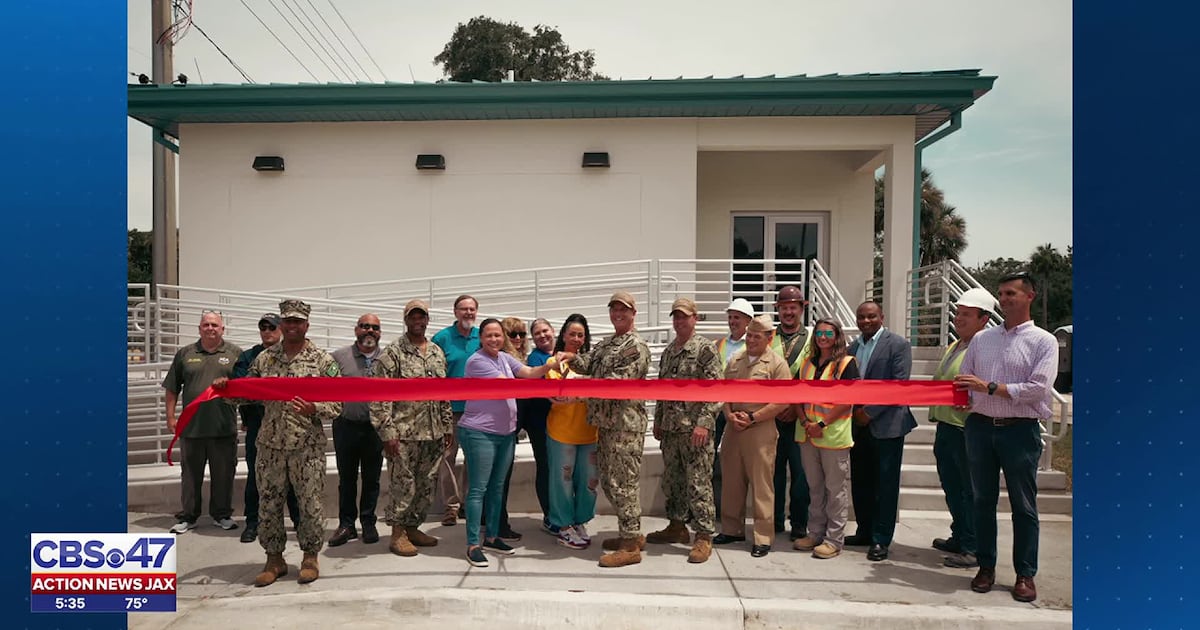 Naval Station Mayport unveils new visitor control center aimed at ending longtime flooding issues