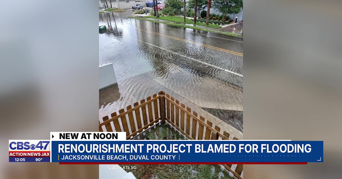 City of Jacksonville Beach ‘assessing’ flooding problems in busy neighborhood – 104.5 WOKV