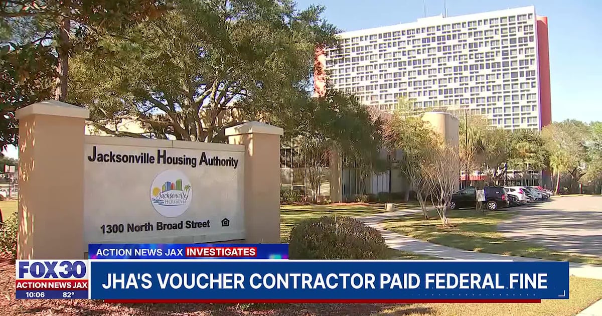 Firm hired by Jacksonville Housing Authority to run voucher program paid millions in federal fines – 104.5 WOKV