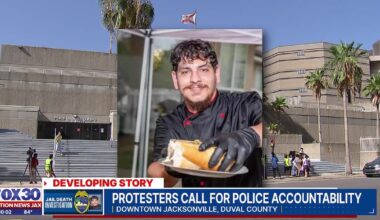 Protesters rally outside Duval County Jail amid ongoing demands for police accountability