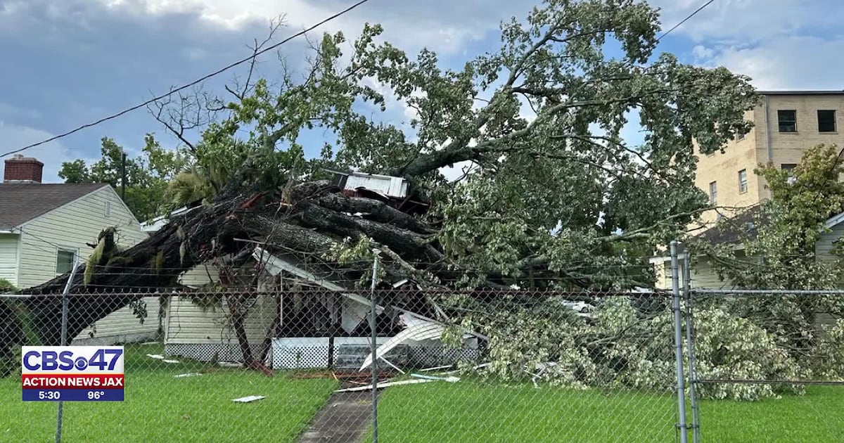 Storm displaces families, damages transitional homes on Jacksonville’s Westside