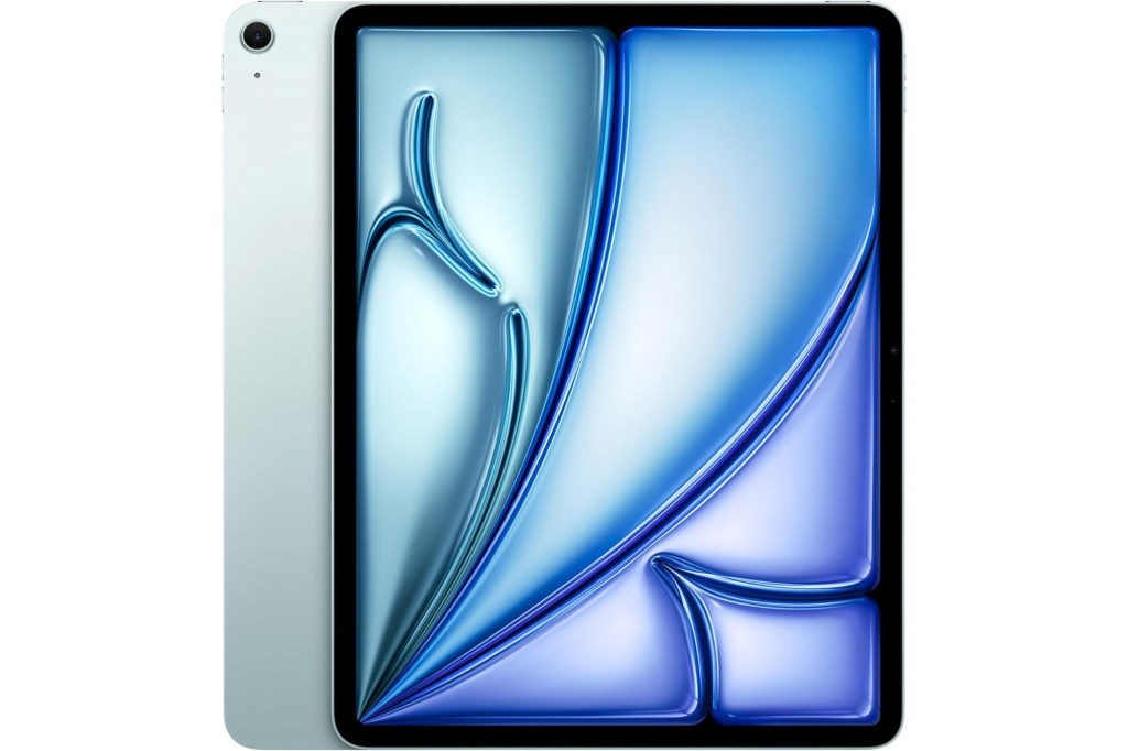 iPad 2024 in light blue.