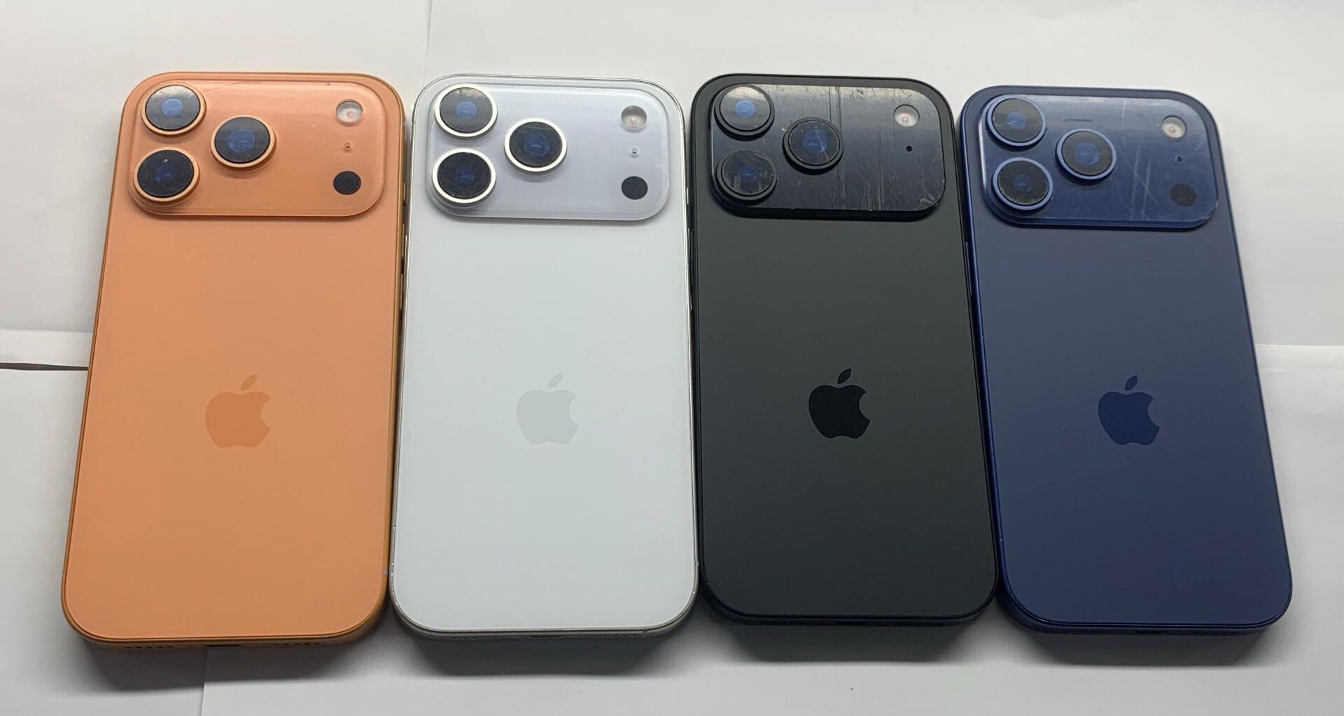 Entire iPhone 17 lineup dummies showcased in the latest leak