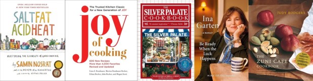 These are among the most popular cookbooks requested by people impacted by the fires. (Covers courtesy of the publishers)