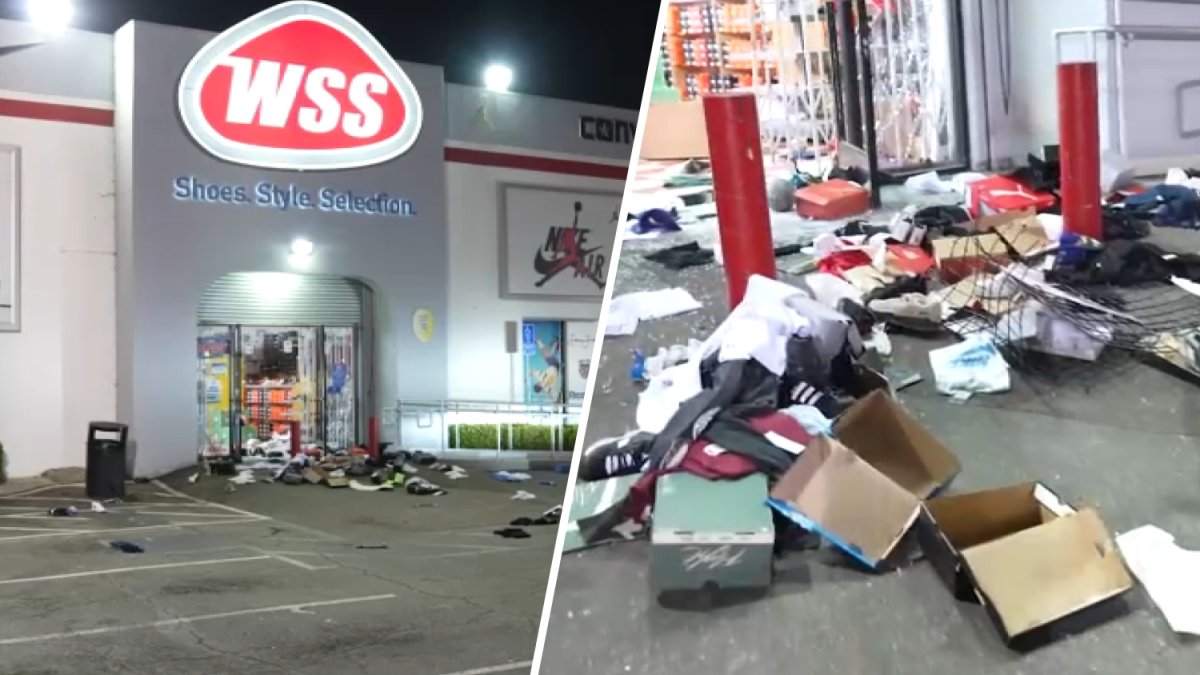 WSS shoe store ransacked after street takeover in Carson – NBC Los Angeles