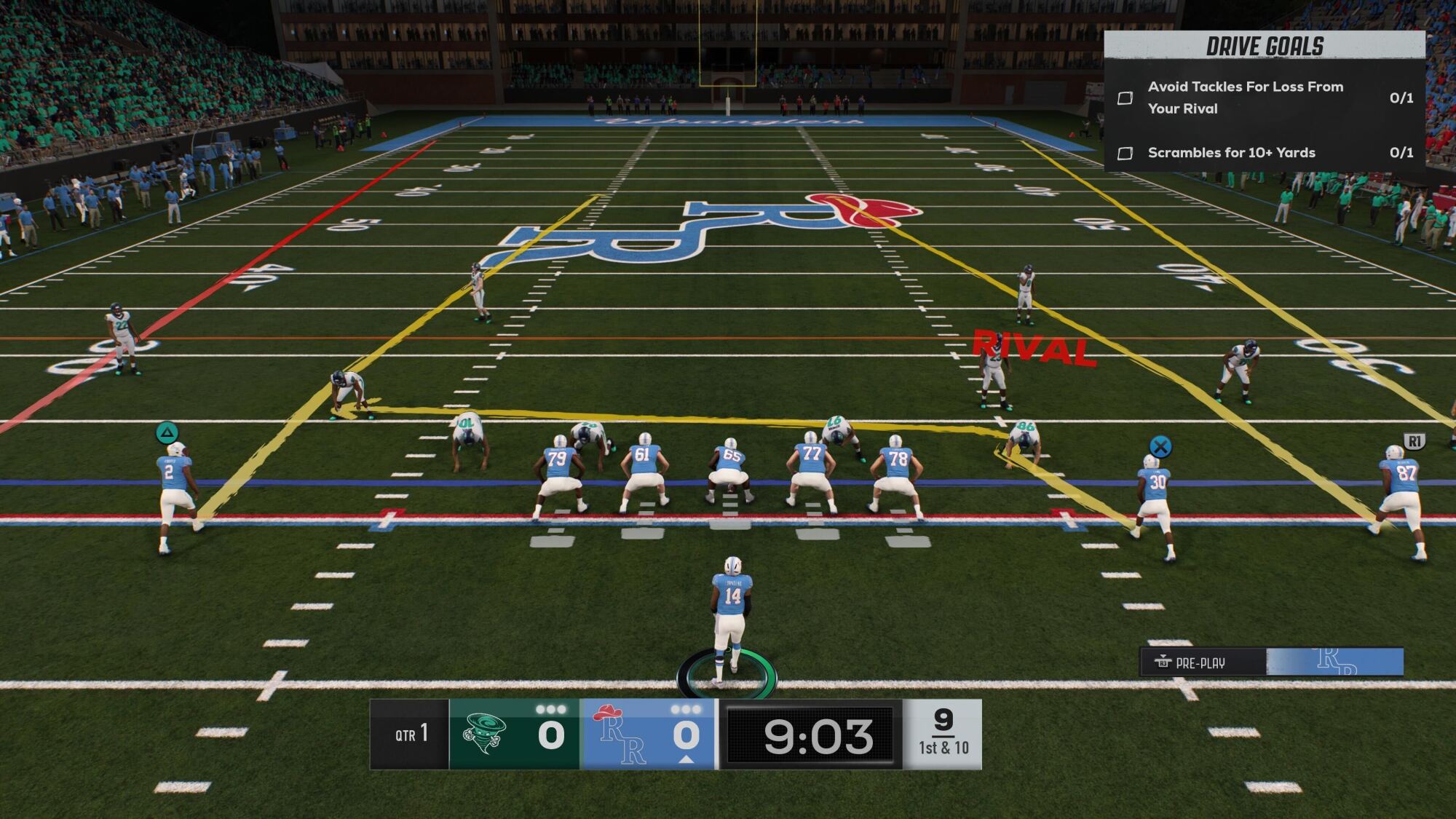 Screenshot of College Football 26