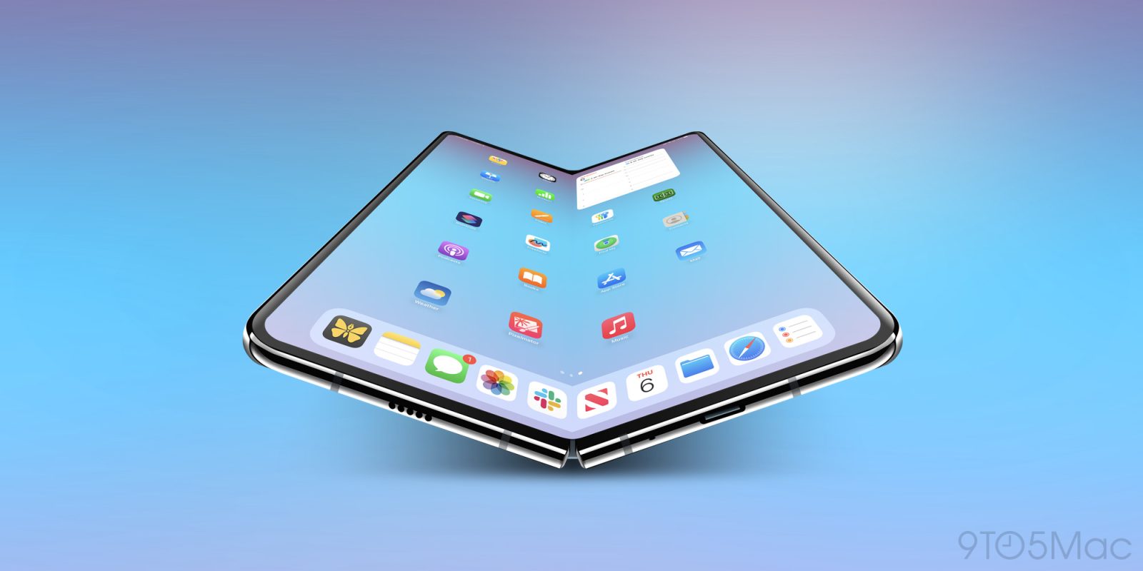 iPhone fold render