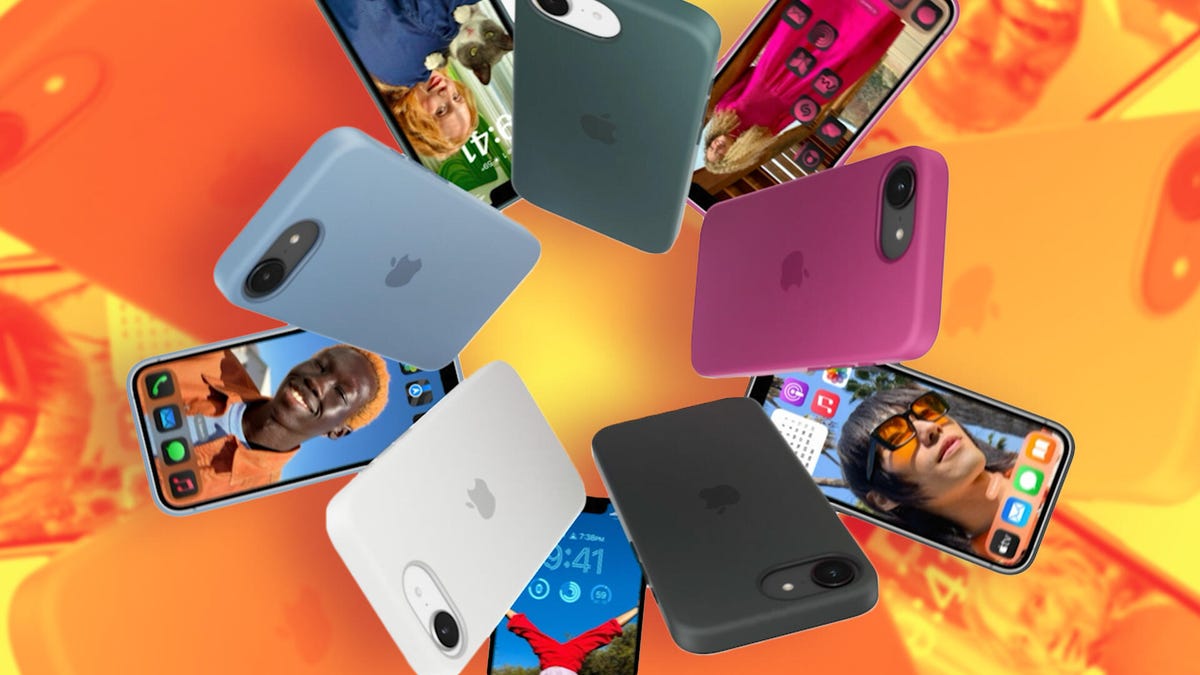 An assortment of Apple iPhones