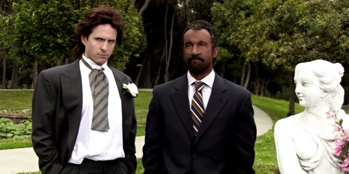 Dennis and Mac playing characters in Lethal Weapon 6 in It's Always Sunny in Philadelphia