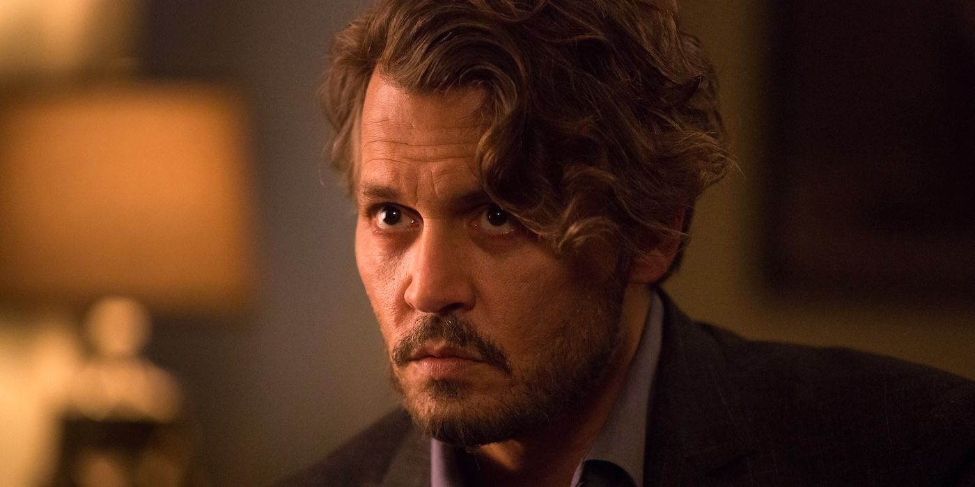 Johnny Depp as college educator Richard Brown in comedy-drama The Professor
