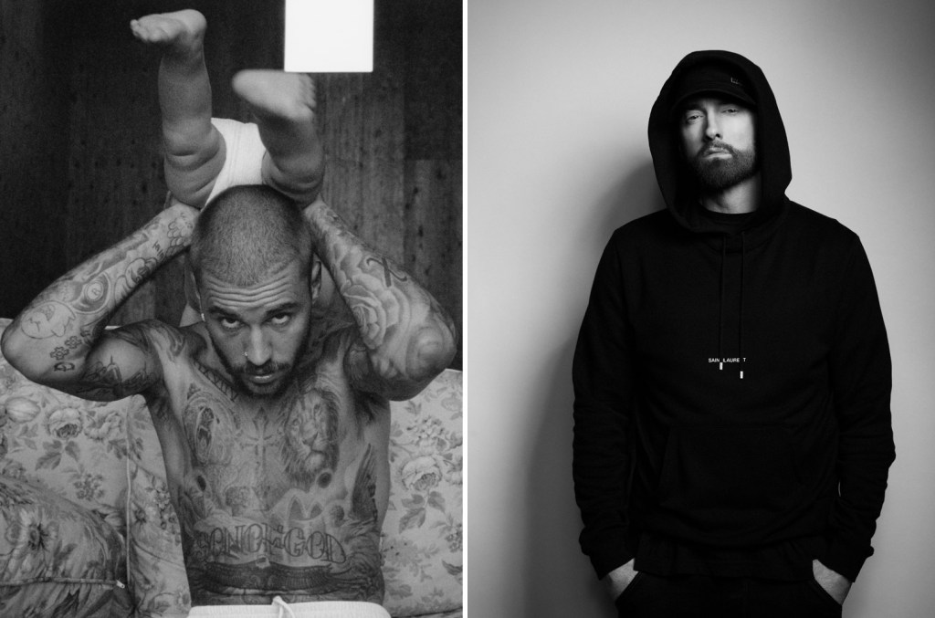 Eminem Is Credited on Justin Bieber's 'SWAG' Album: Here's Why
