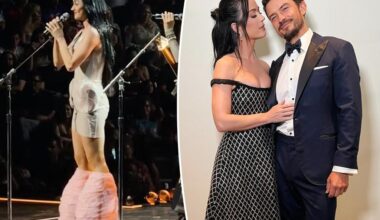 Katy Perry struggles to keep 'composure' performing breakup song after Orlando Bloom split