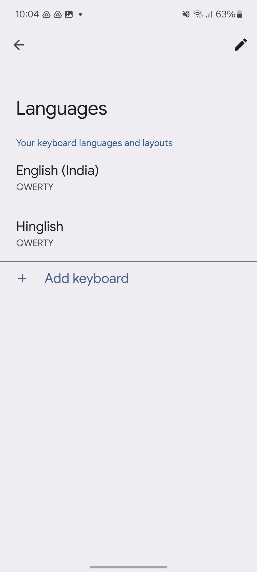Languages support in Gboard